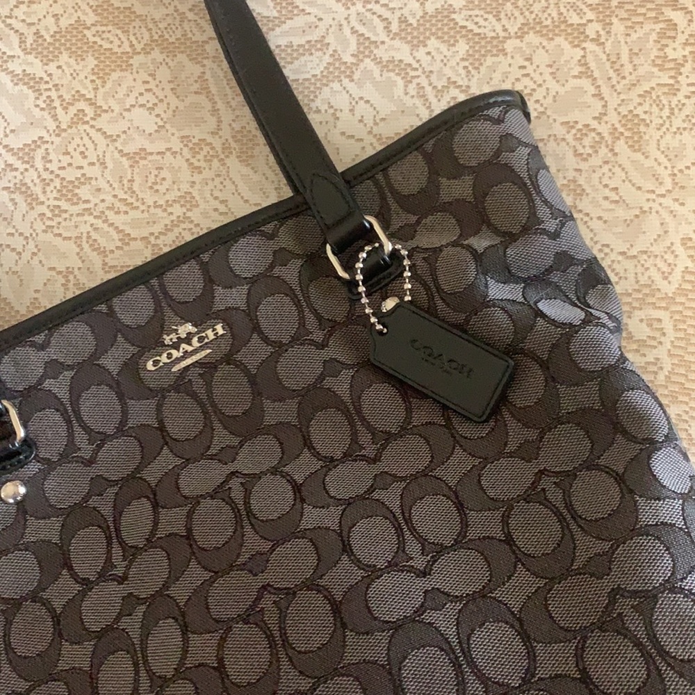 Final - Authentic Coach Medium Tote - image 2
